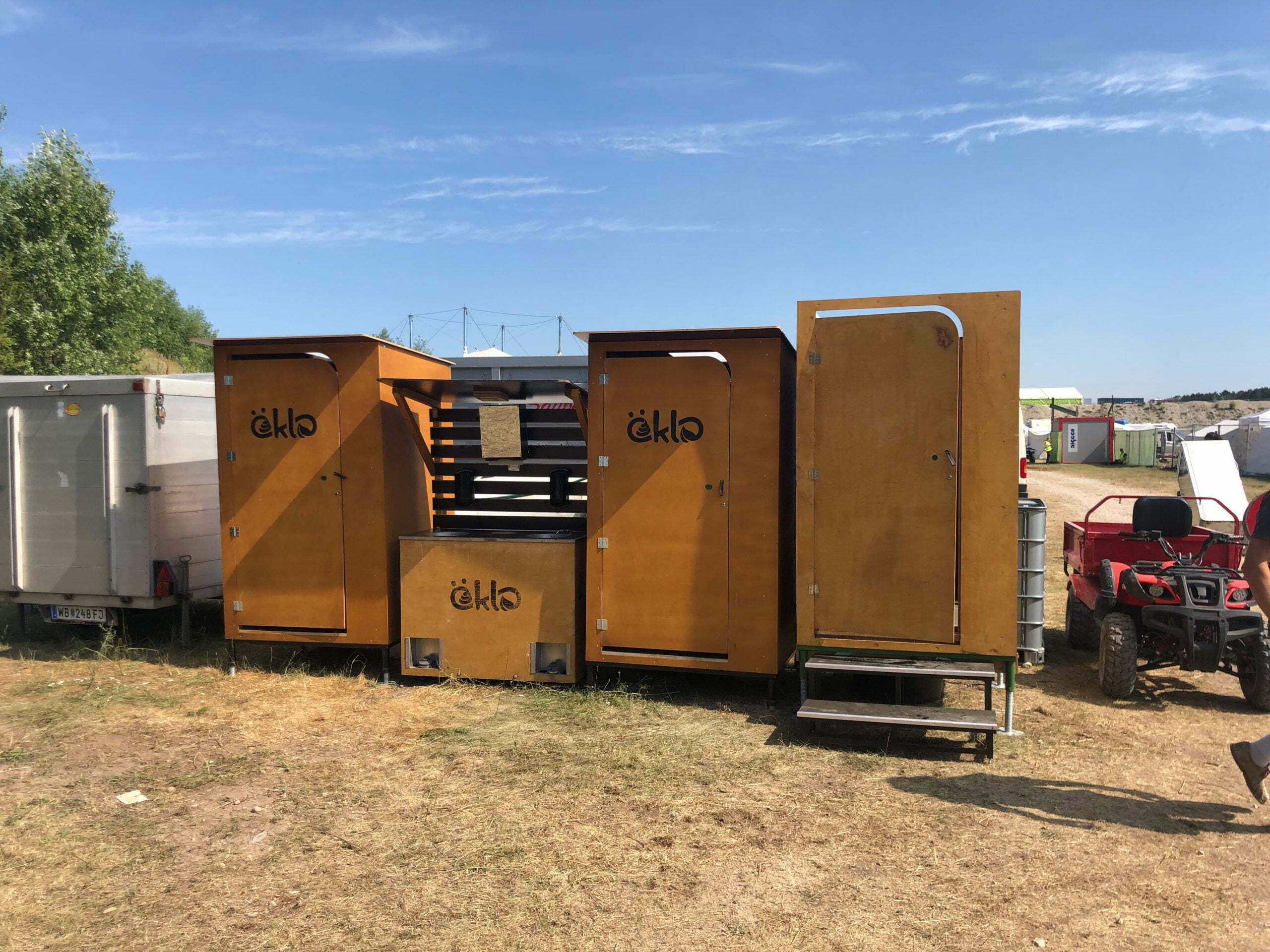 Wie wird bei öKlo gereinigt, entleert und entsorgt?