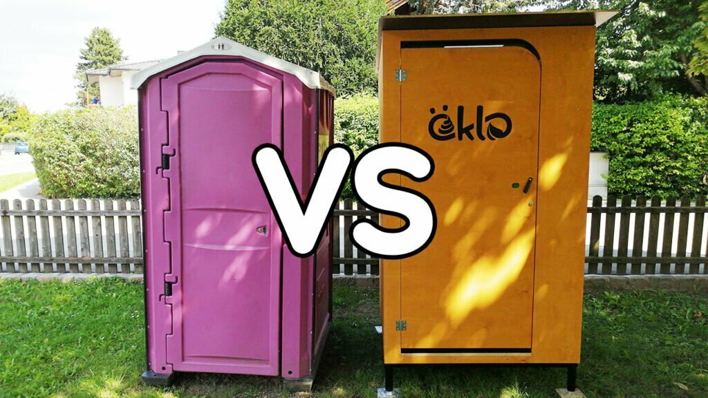 Das Match: öKlo-Trockentoilette vs. Kunststoff-Chemie-Klosett
